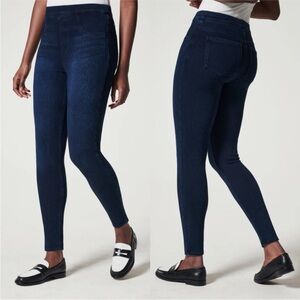 Spanx Jean Ish Ankle Denim Legging Jegging Sz XL